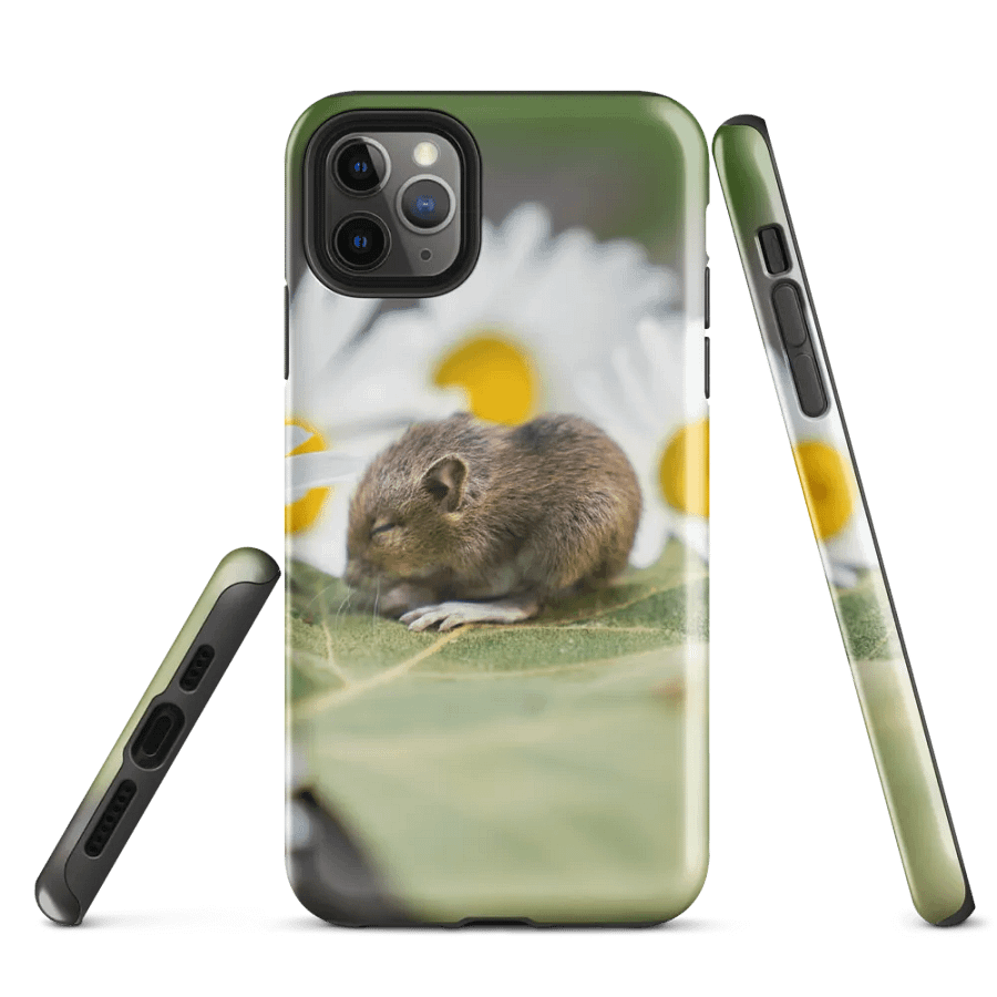 Mouse with Flower Phone Case - Perfect for Animal Lovers, Ultimate Phone Protection! product image (3)