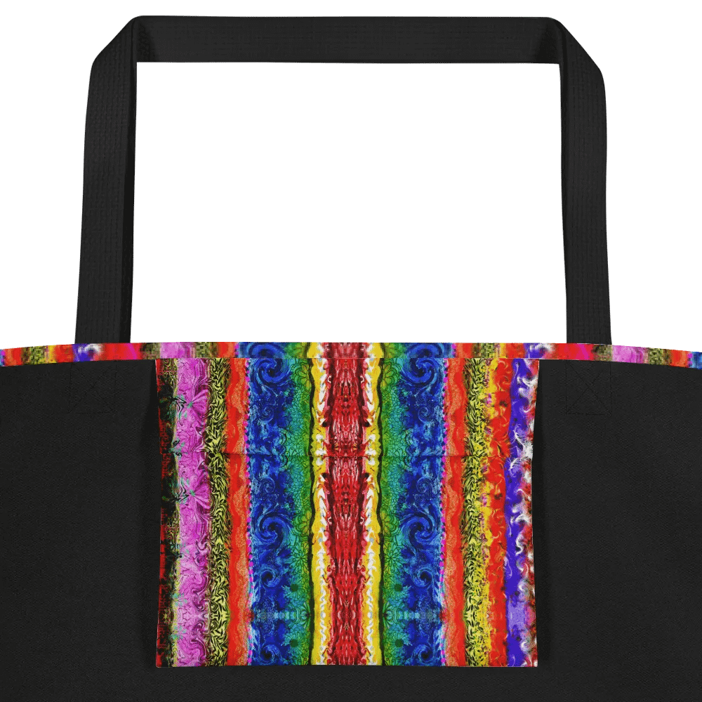 Boho colorful Stripes Tote Bag product image (5)