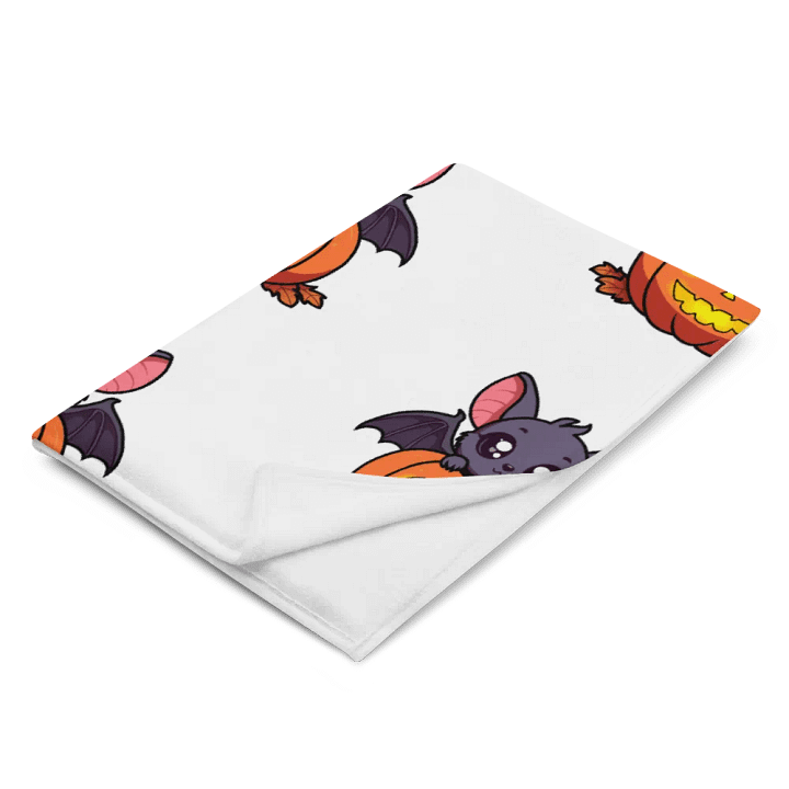 Glowing Halloween Bats Throw Blanket product image (2)