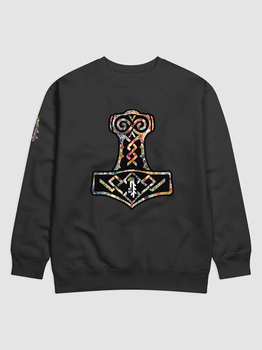 NTN Apparel Floral Mjölnir - Sweatshirt product image (1)