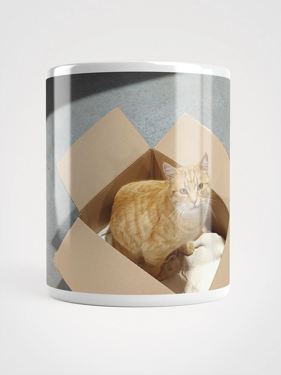 Jasper in his Box White Glossy Mug product image (9)