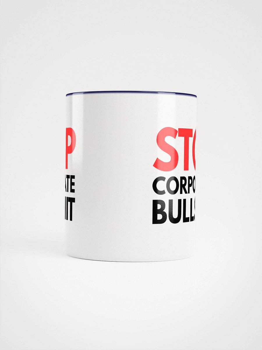 STOP corporate bullshit Mug product image (45)