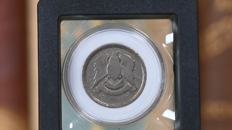 عشرة قروش سورية - "فرنكين" اللون الابيض - نادر 1948 product image (3)