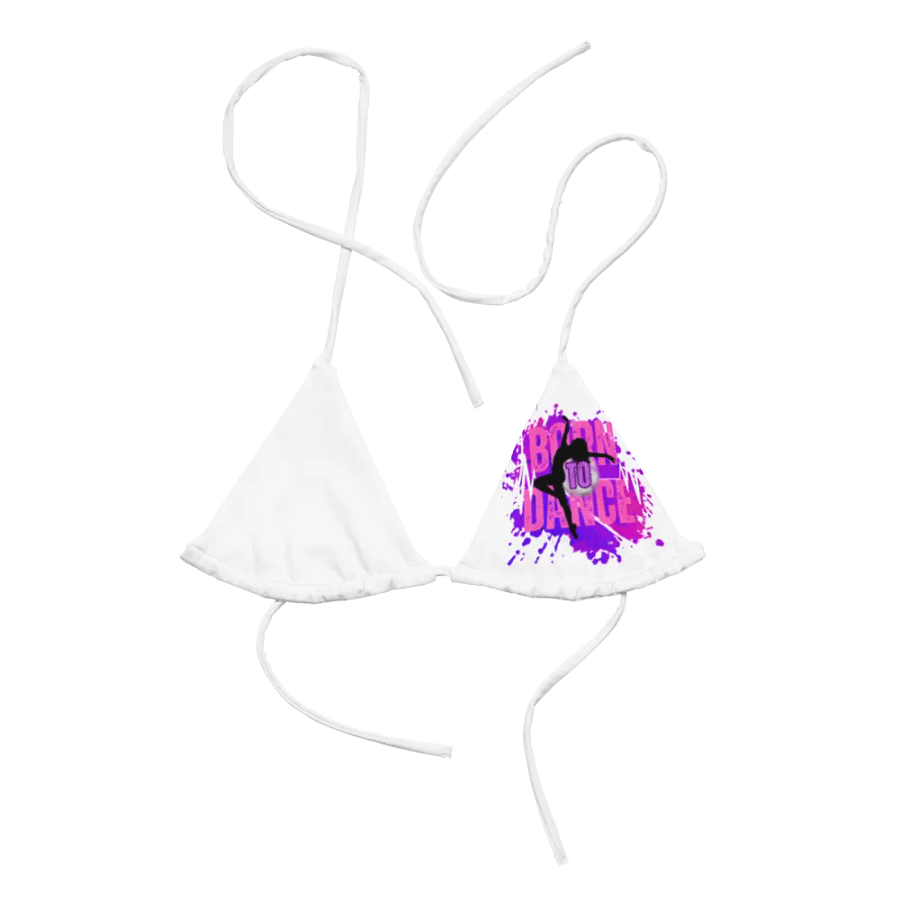 Born to Dance Her Silhouette String Bikini Top product image (3)