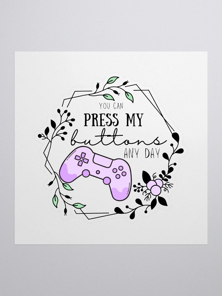 Press My Buttons Sticker product image (1)