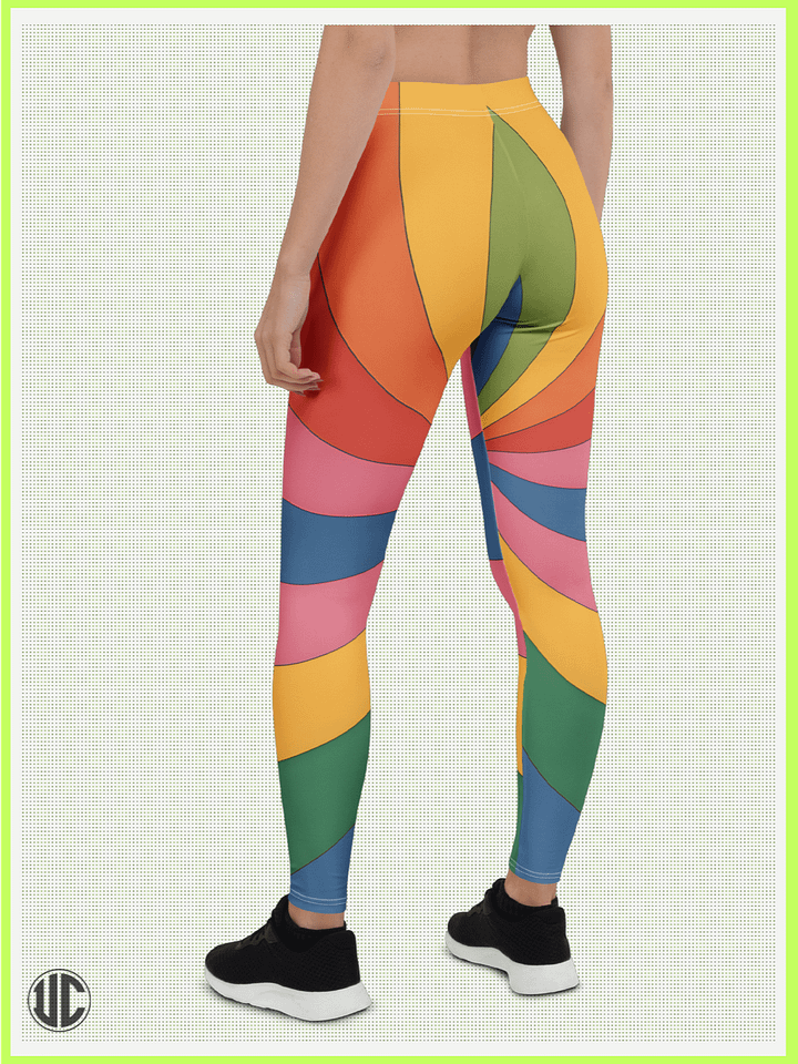 Retro Swirl – Women’s Leggings product image (2)