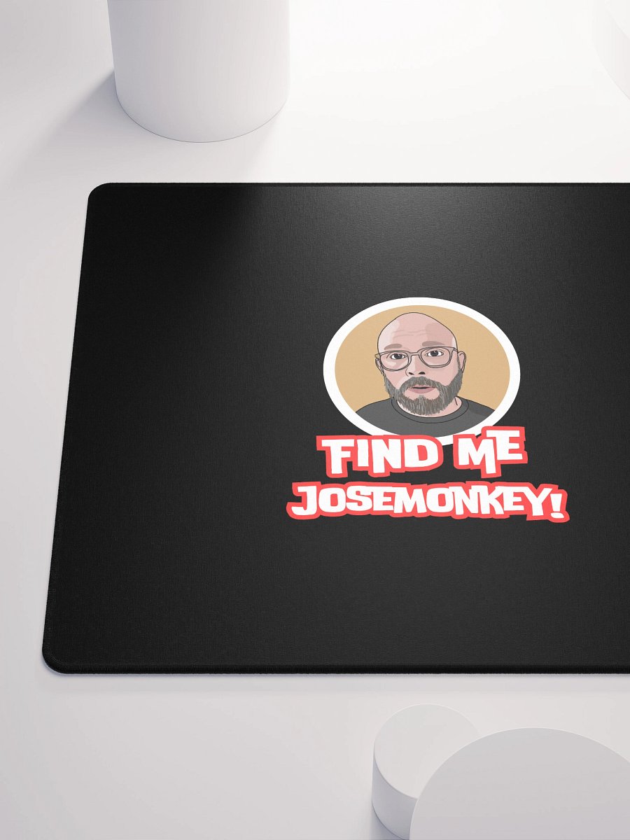 Find me, josemonkey! Gaming Mouse Pad product image (6)