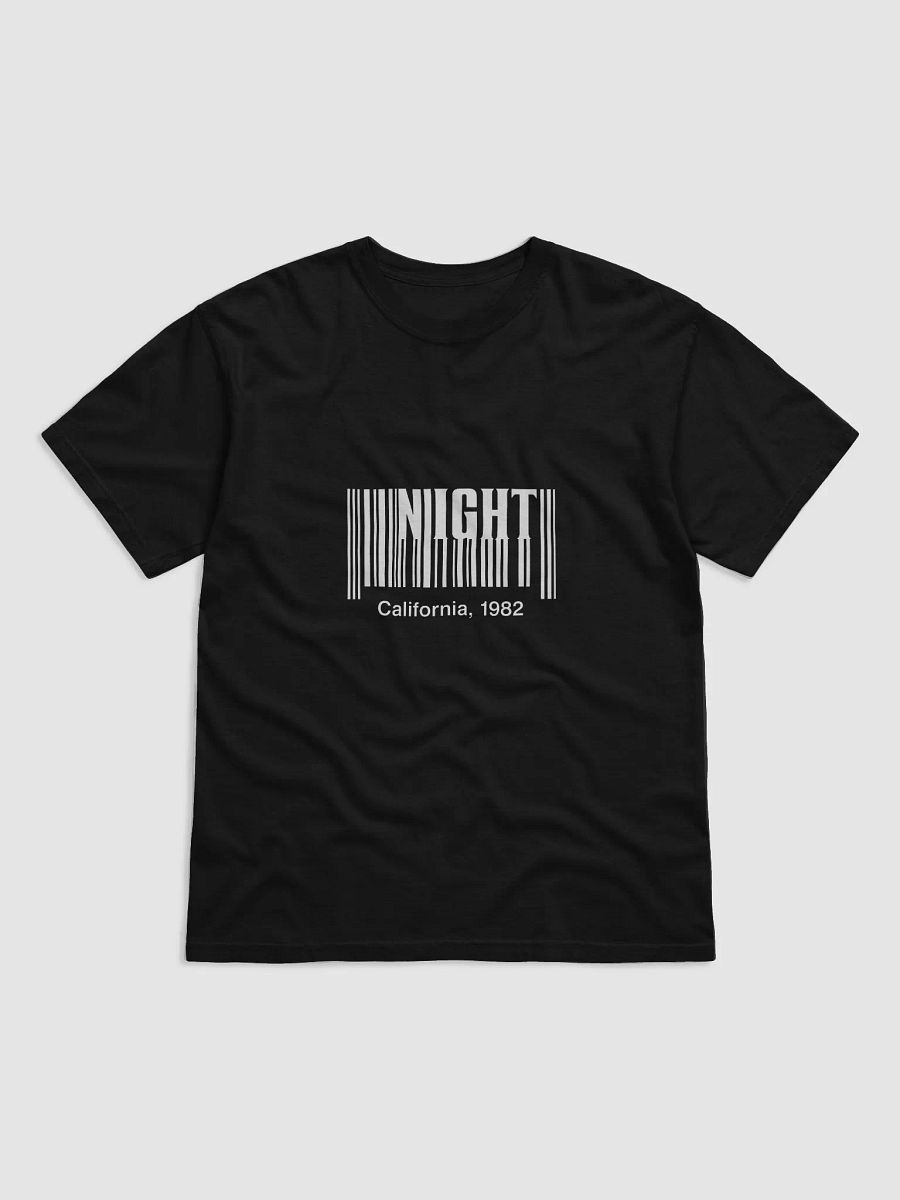 Knight '82 Barcode T-Shirt (Dark Colors) product image (4)