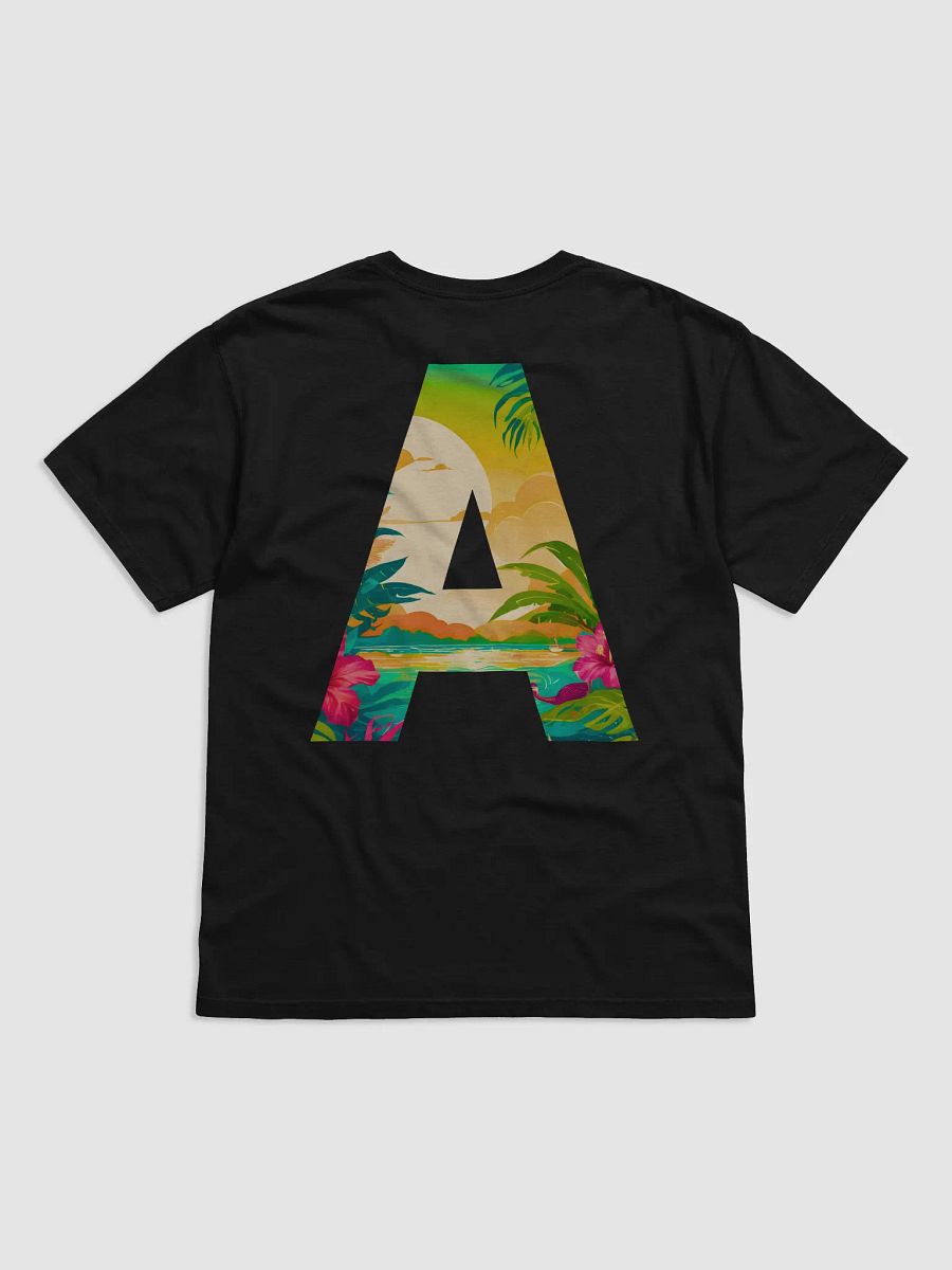 Tropical Sunset Paradise T-Shirt (Letter-A) product image (3)