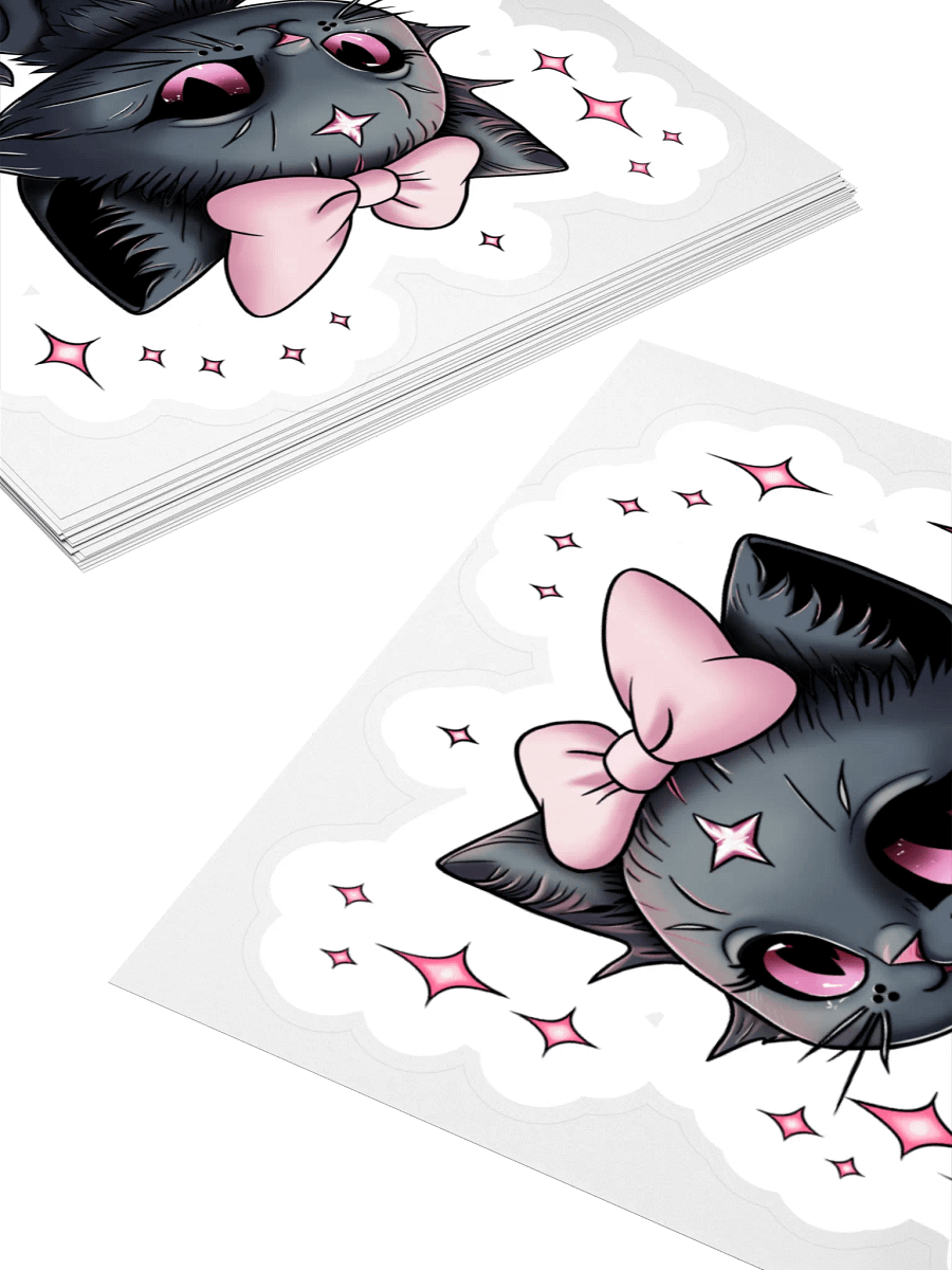 Tiny Terror Kiss Cut Stickers - No Words product image (11)