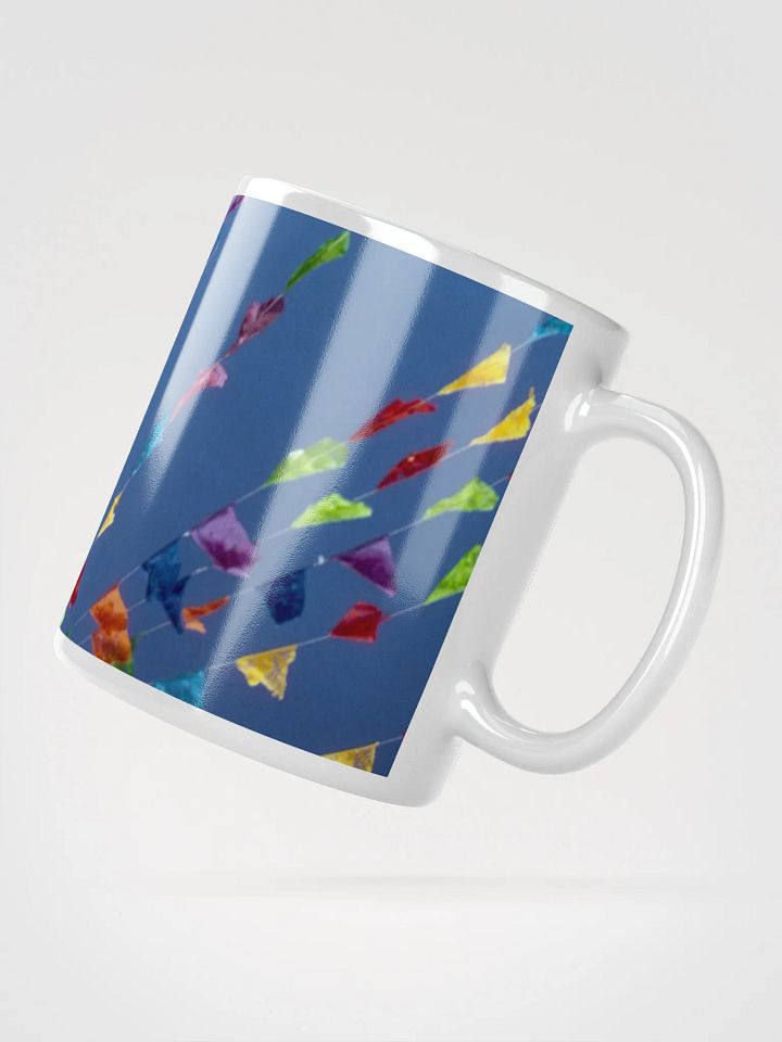 Papel Picado White Glossy Mug product image (4)