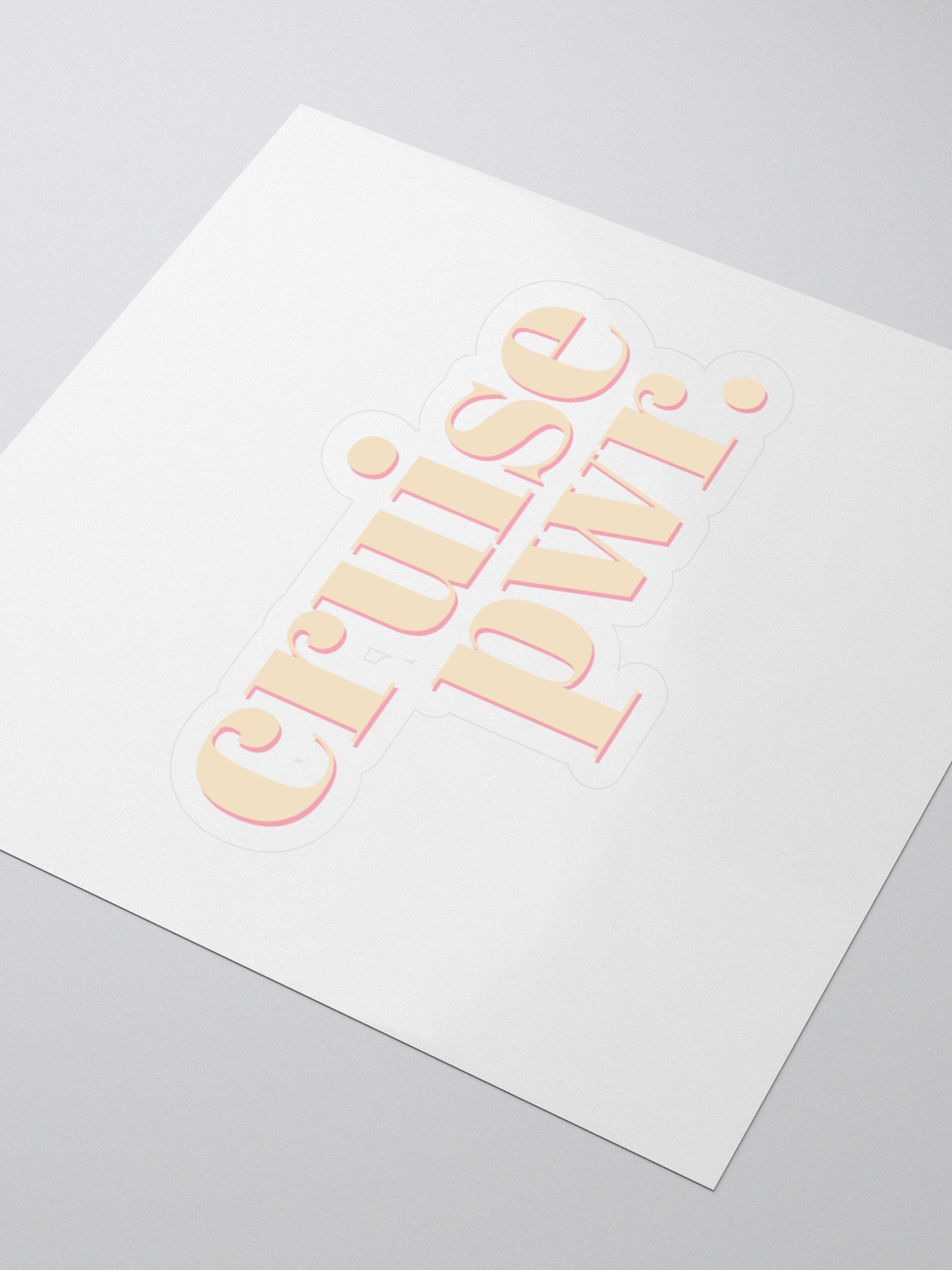 Cruise PWR Kiss Cut Stickers product image (3)