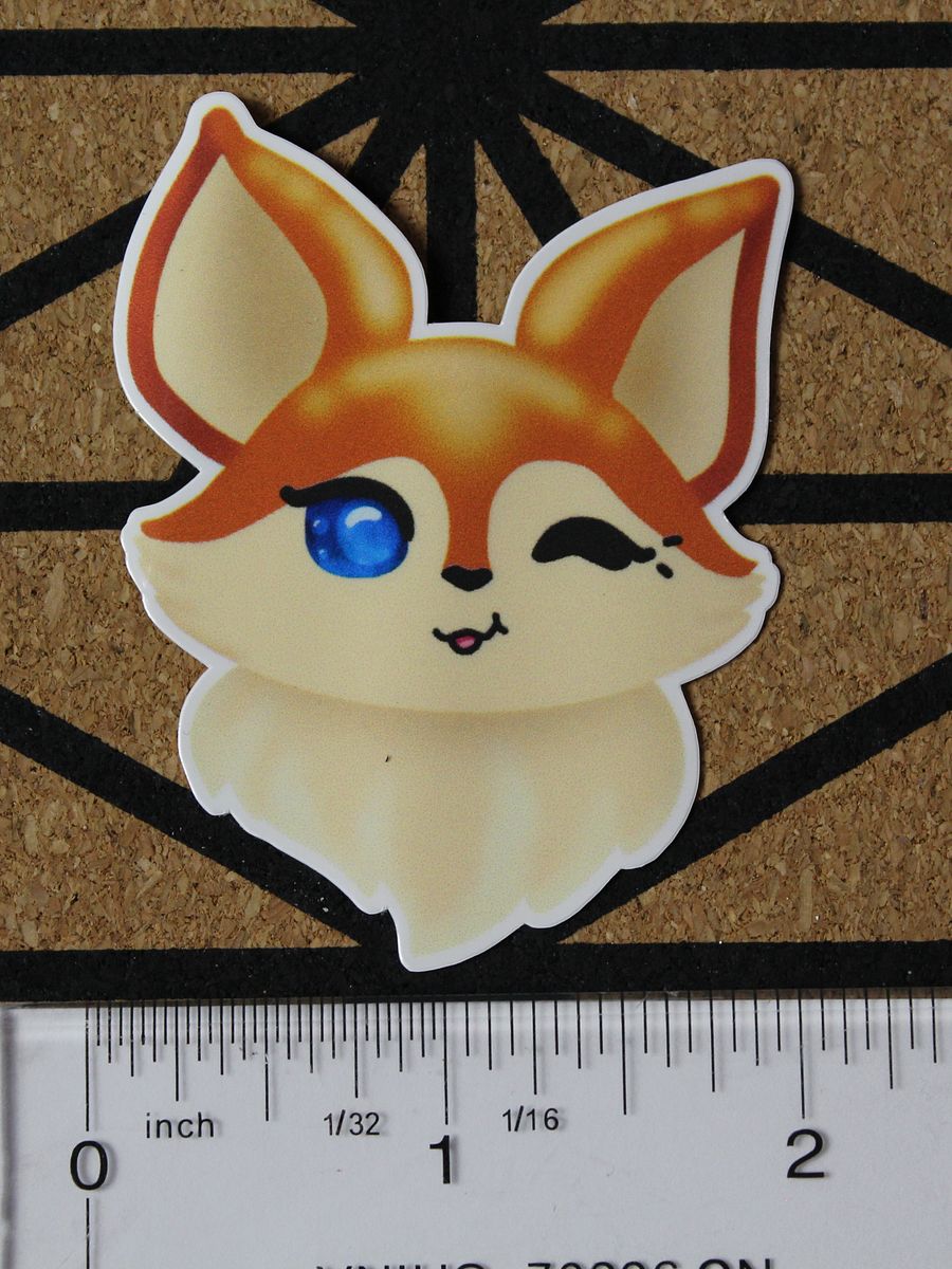 Winks fox sticker product image (1)