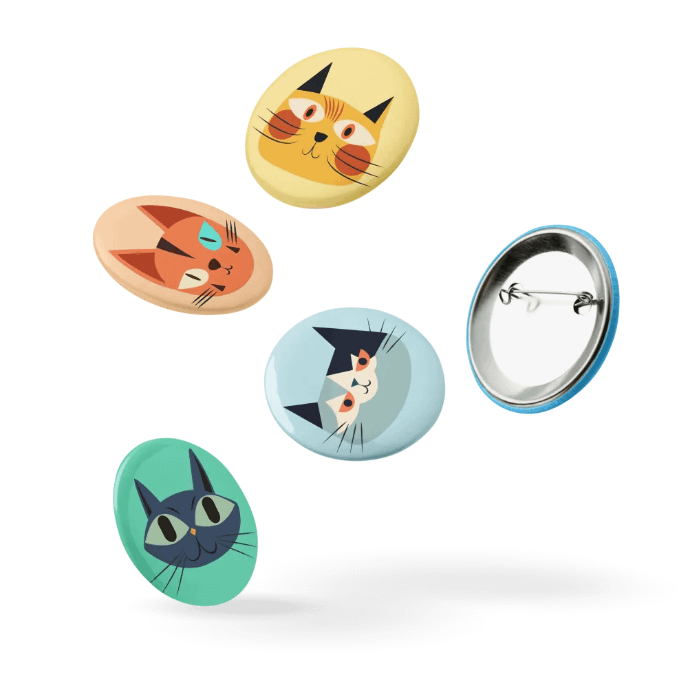 Pin Buttons Collection 5 (5 pcs) product image (5)