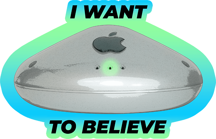Apple Airport UFO sticker product image (1)