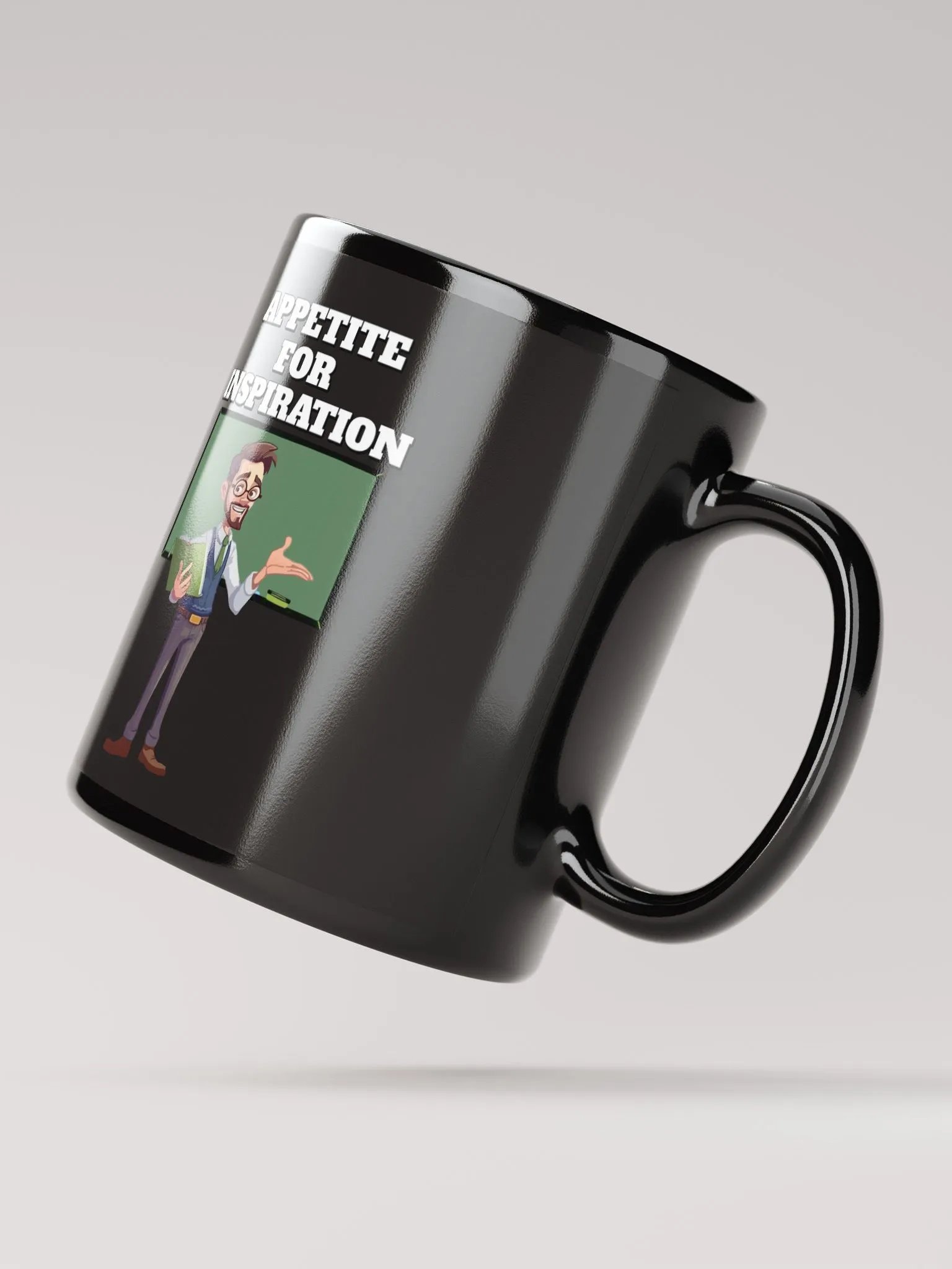 Appetite For Inspiration - Motivation and Inspirational Black Coffee Mug product image (3)