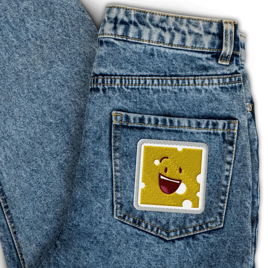 Cheese Slice Embroidered Patch product image (3)