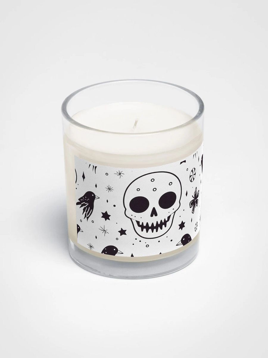 🌙 Cool Crow & Skull Motif Soy Candle 🕯️ product image (2)