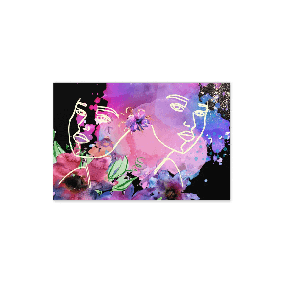 Surreal Faces Greeting Card for best friends product image (6)