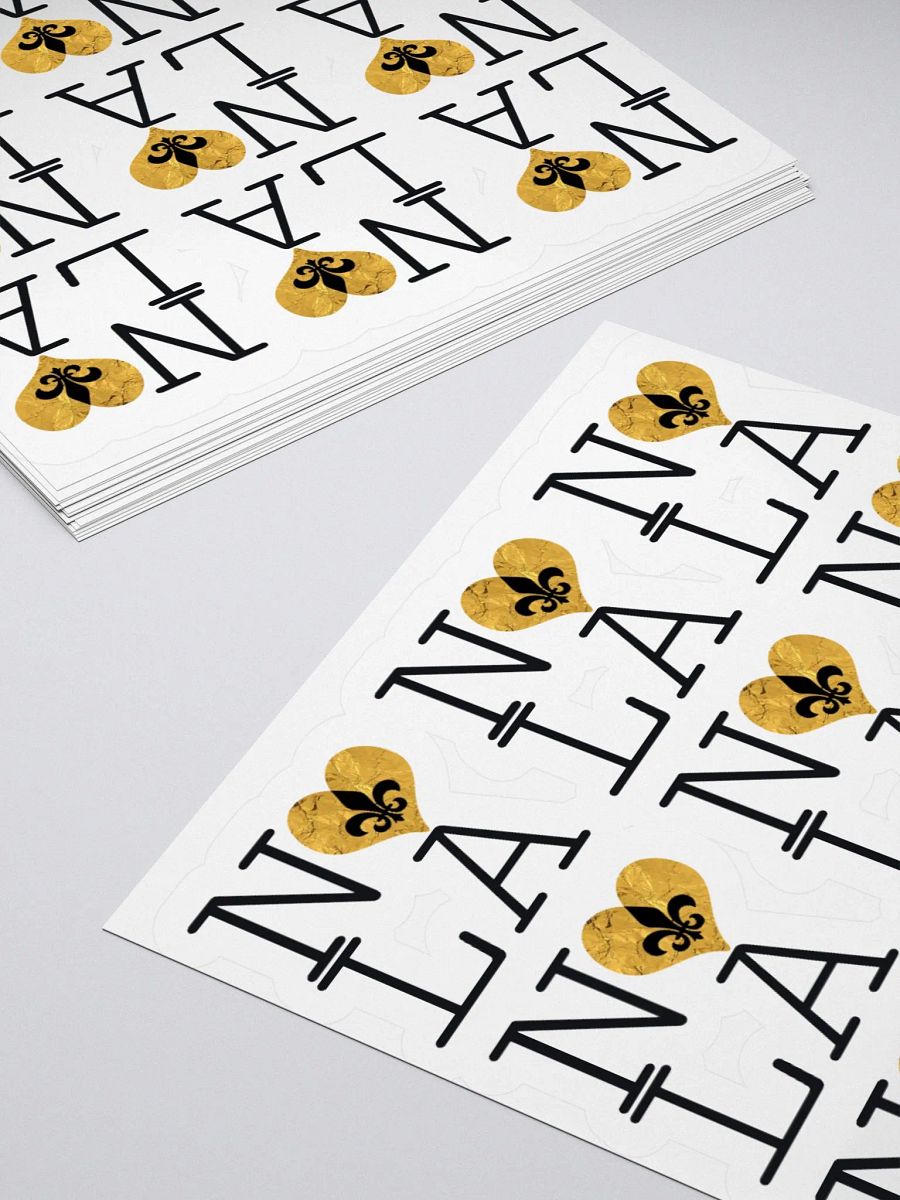 I LOVE NOLA **LEGACY STICKER** (GOLD WRAP HEART) product image (4)