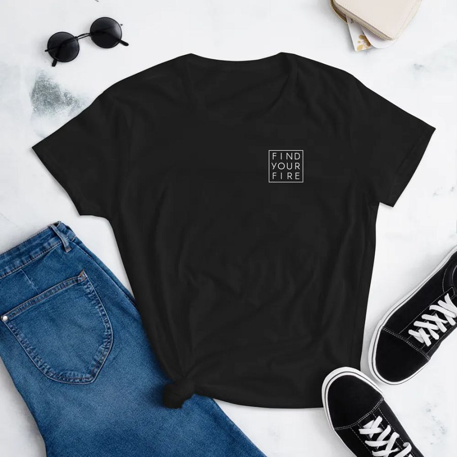 FIND YOUR FIRE Women's fitted T product image (5)