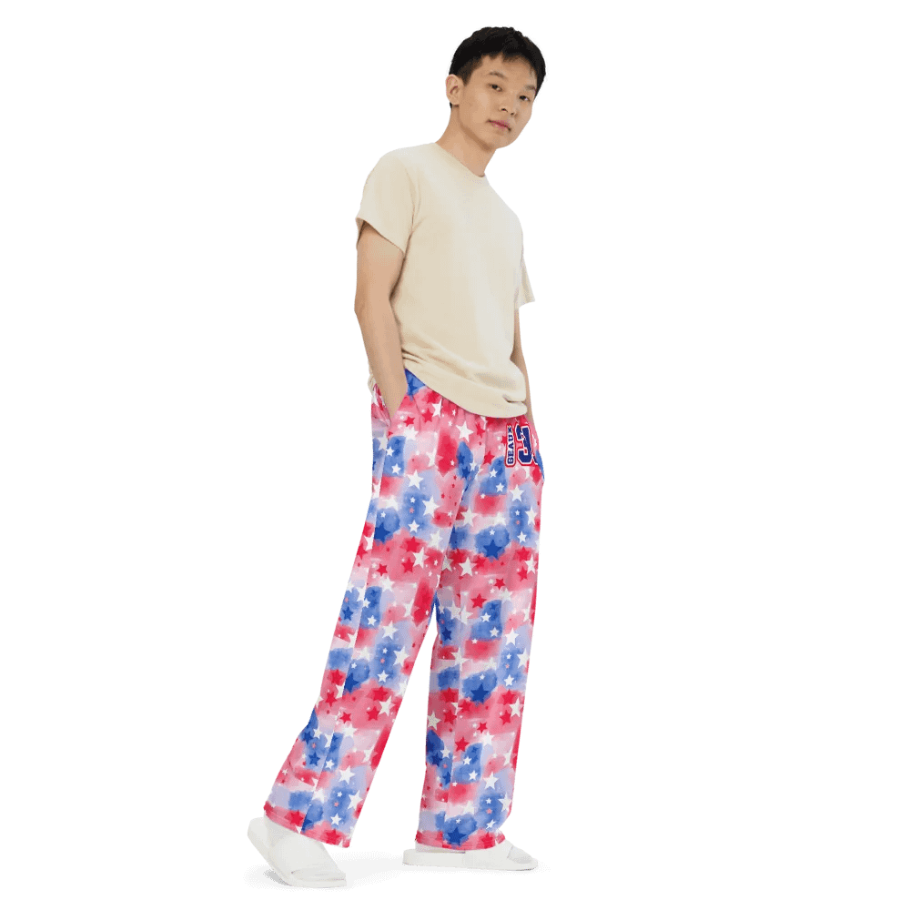 Unisex RWB All Over Print Watercolor w/Stars - Geaux 31 product image (7)