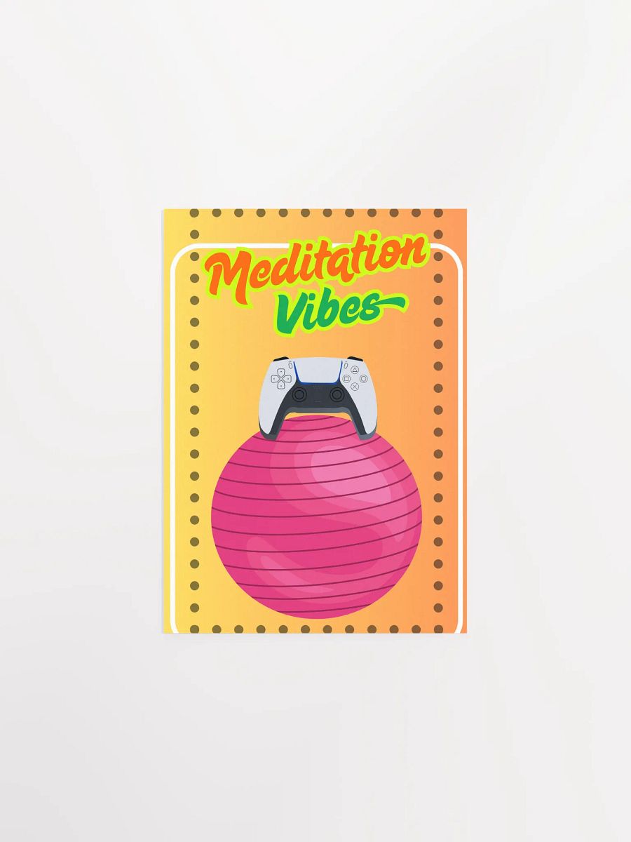 Zen Gamer Matte Poster product image (1)