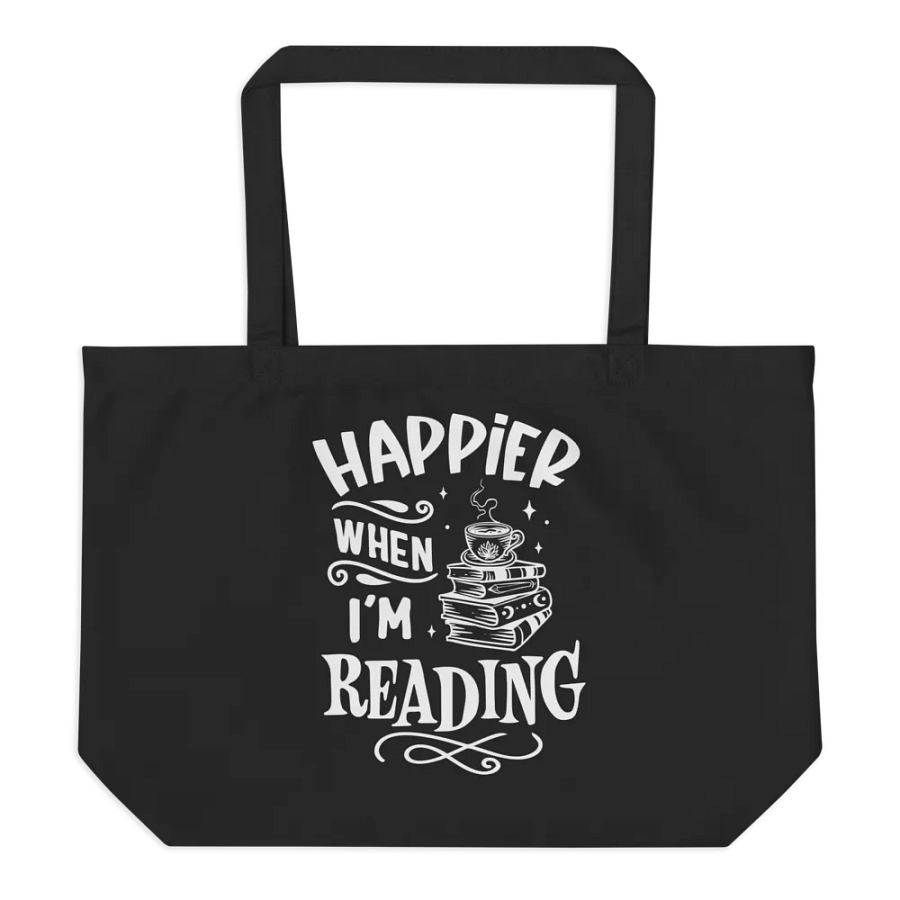 Happier When I'm Reading Bag product image (6)