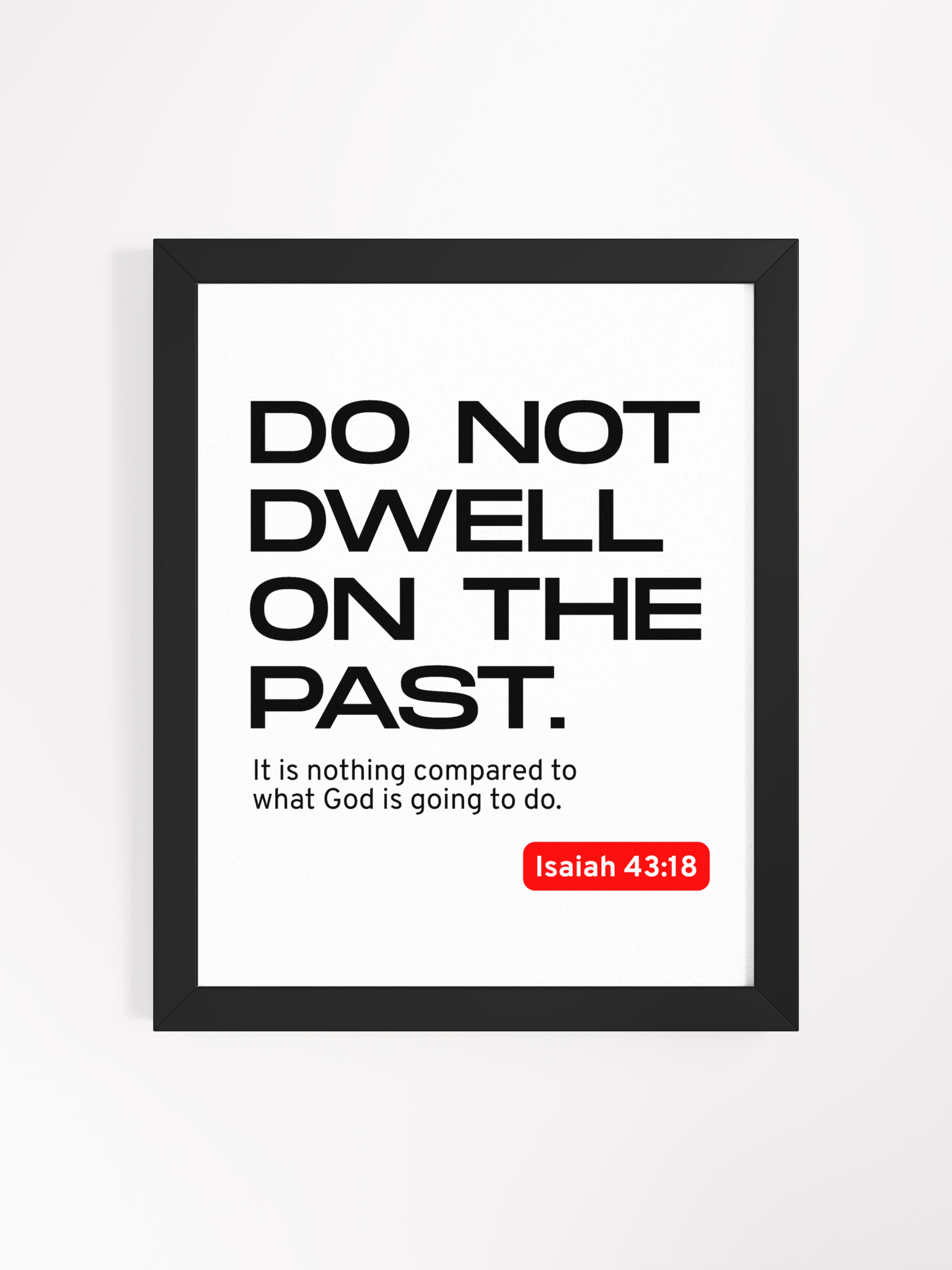 Isaiah 43:18, Printable Poster product image (1)