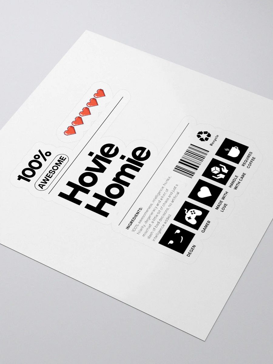 Hovie Homie Sticker product image (3)
