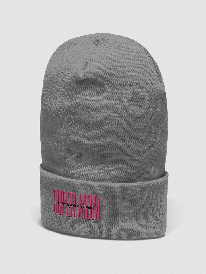 Super Mom & Super Tired Beanie product image (3)