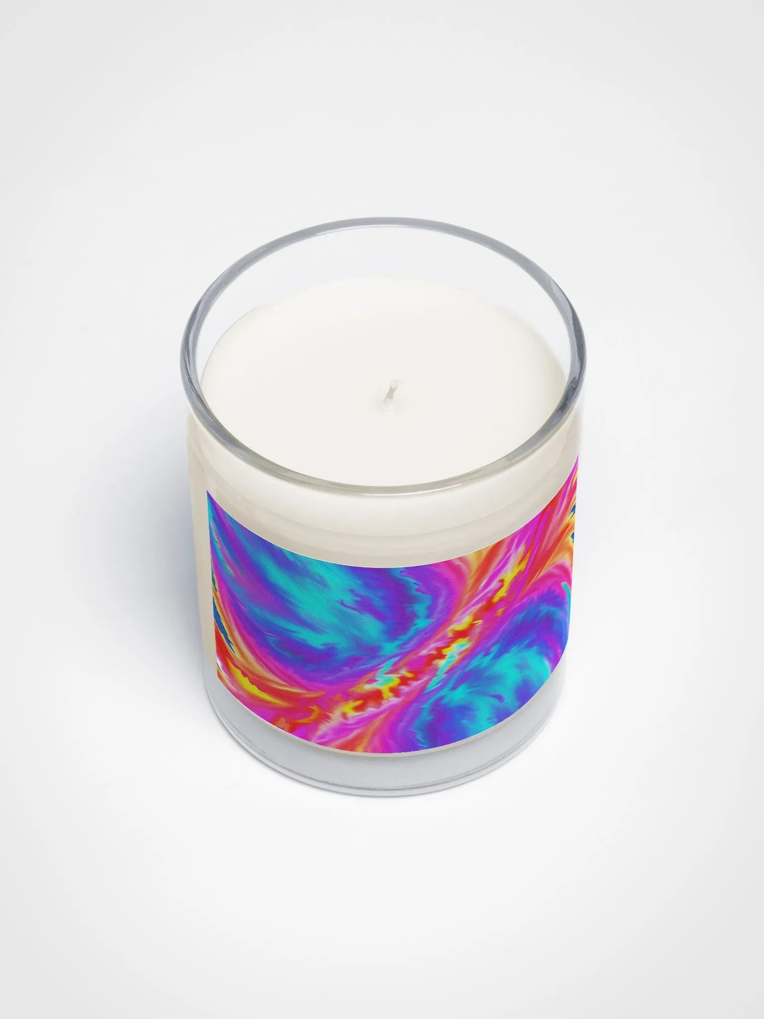 Marbled Rainbow Swirl I Soy Wax Candle product image (3)