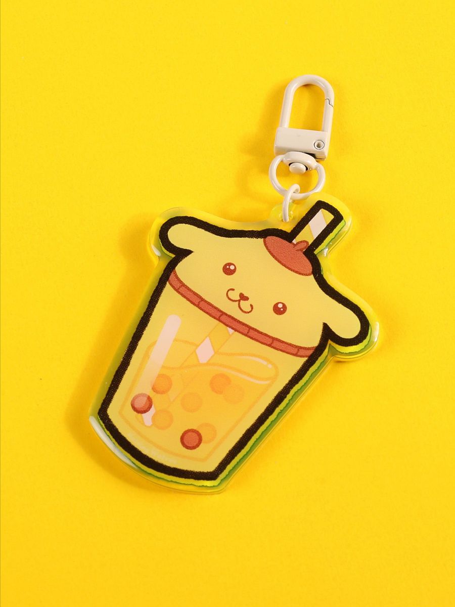 Pompompurin Boba Friends Keychain product image (1)