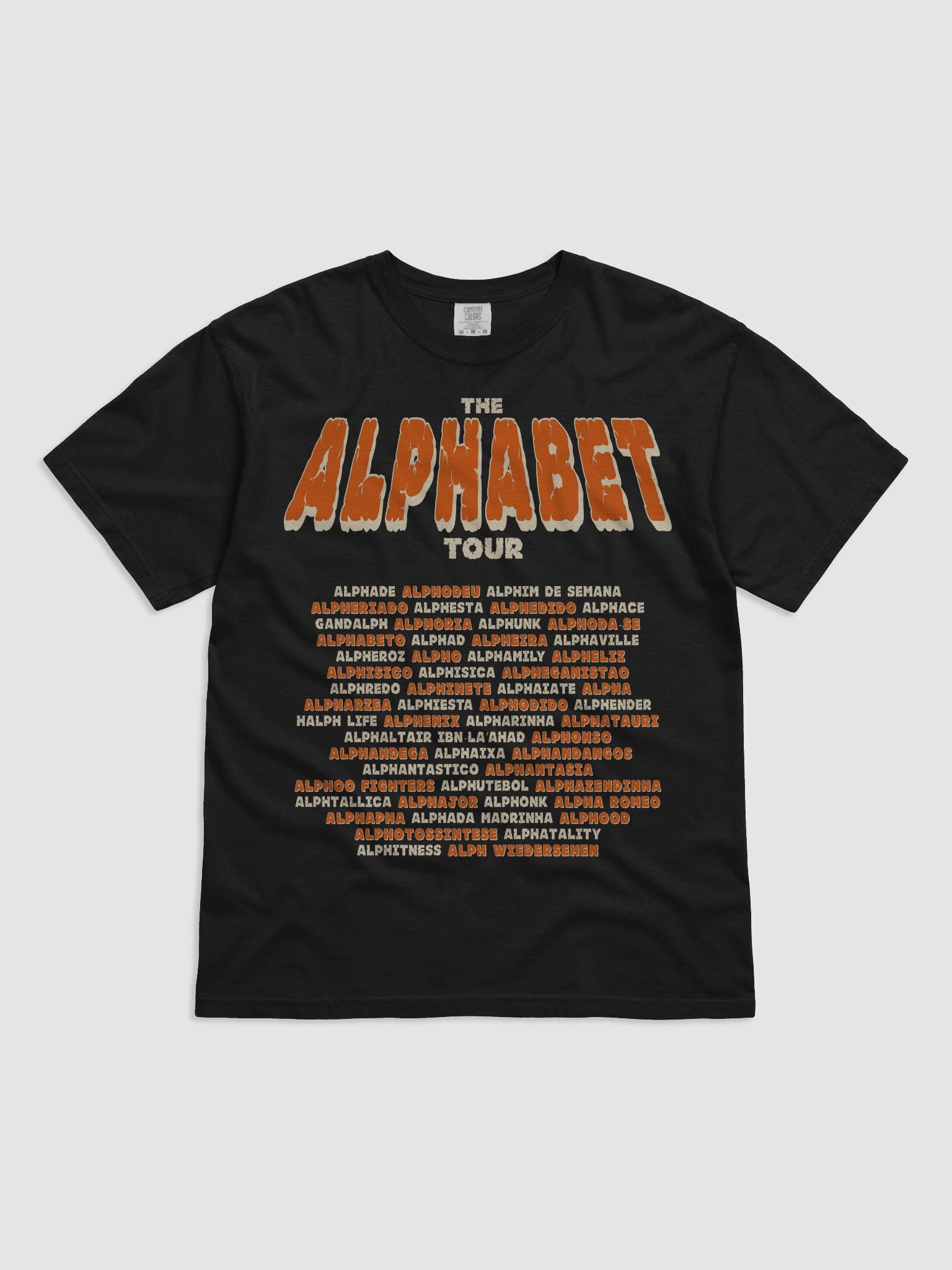 Alphabet Tour Tee product image (1)