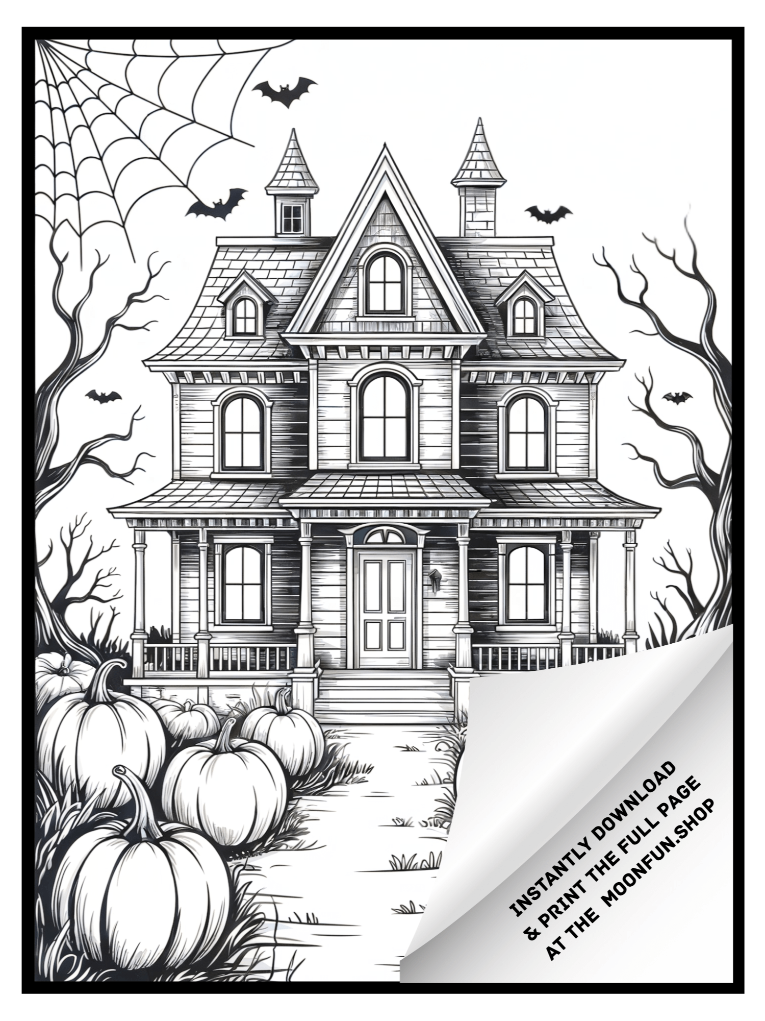 👨‍👩‍👧 Ultimate Family Halloween Bundle – 300+ Coloring Pages for All Ages product image (10)