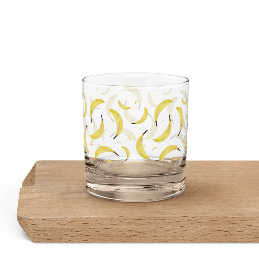 Banana Lady rocks glass product image (9)