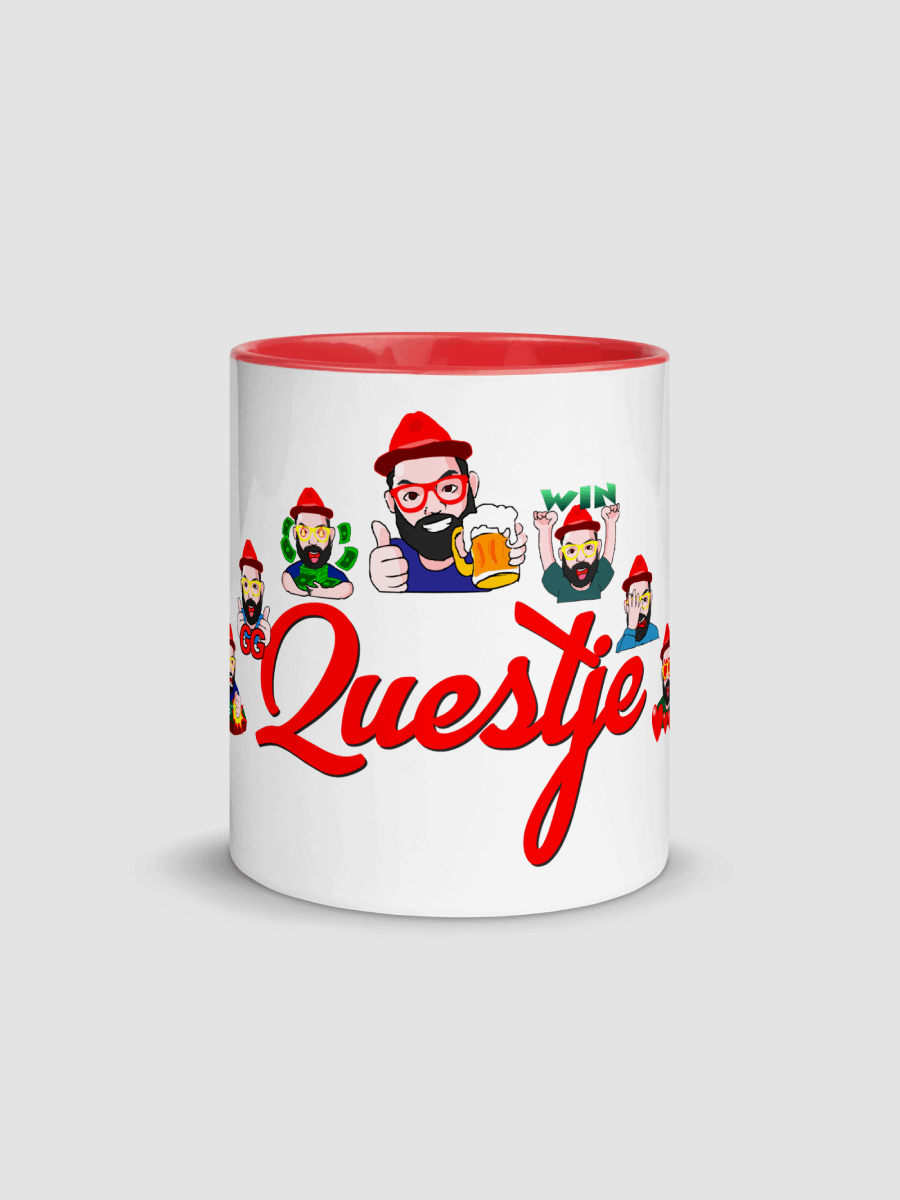 Questje Ceramic Mug Emotes with Color Inside product image (1)