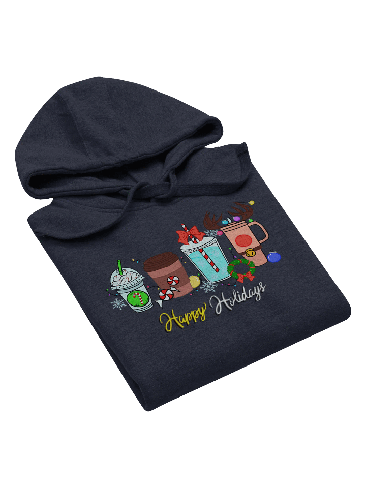 Festive Holiday Drinks Unisex Hoodie product image (4)