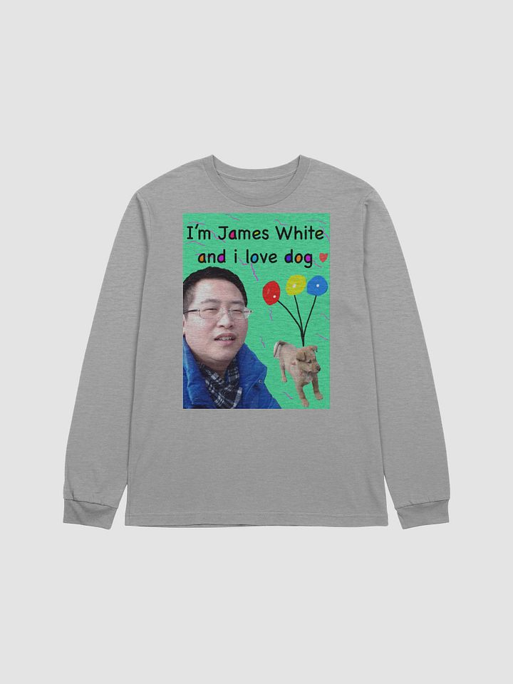 Bella+Canvas Supersoft Long Sleeve T-Shirt: i love dog 2.0 product image (1)