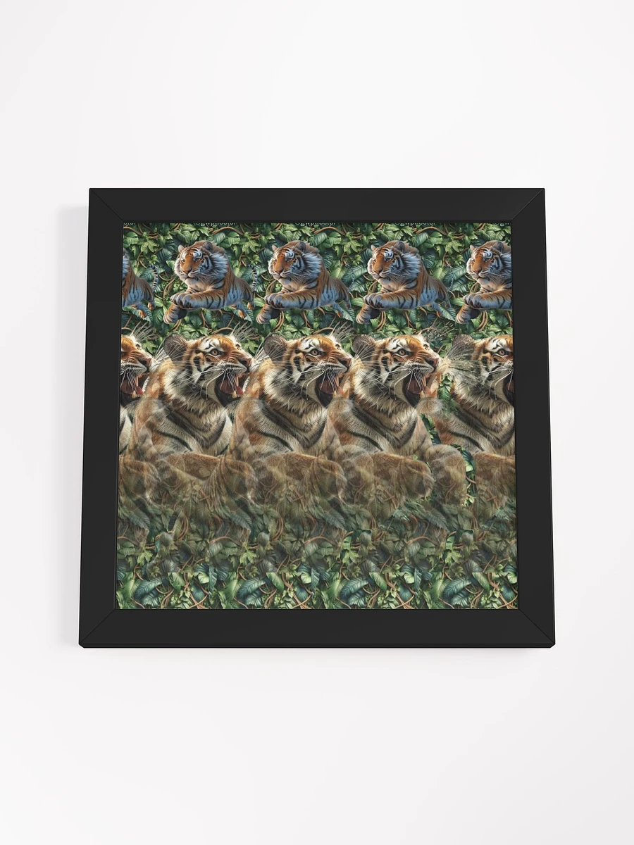 Leaping Tiger - Framed 3D Stereogram Poster product image (17)