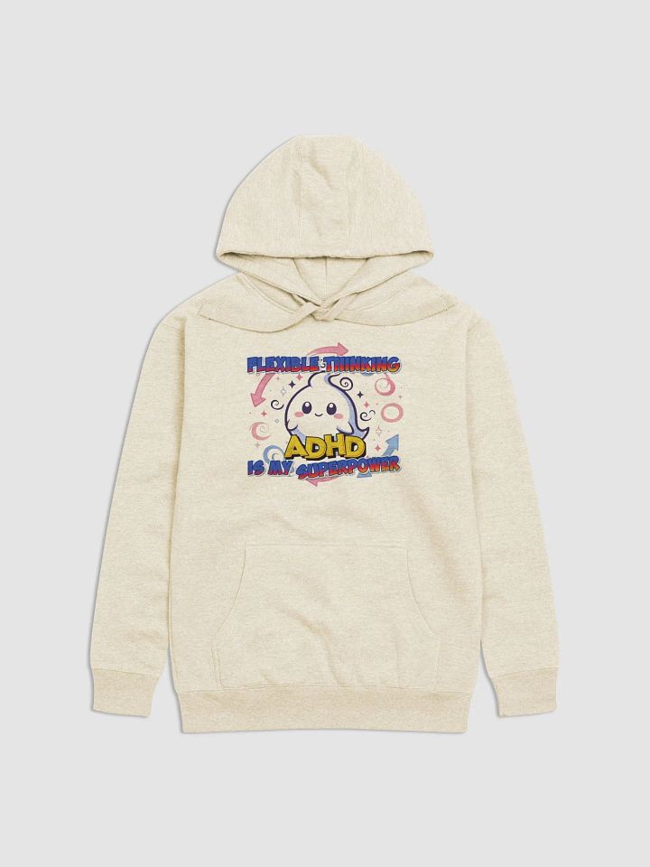 ADHD Flexible Thinking Cotton Heritage Unisex Premium Hoodie product image (6)