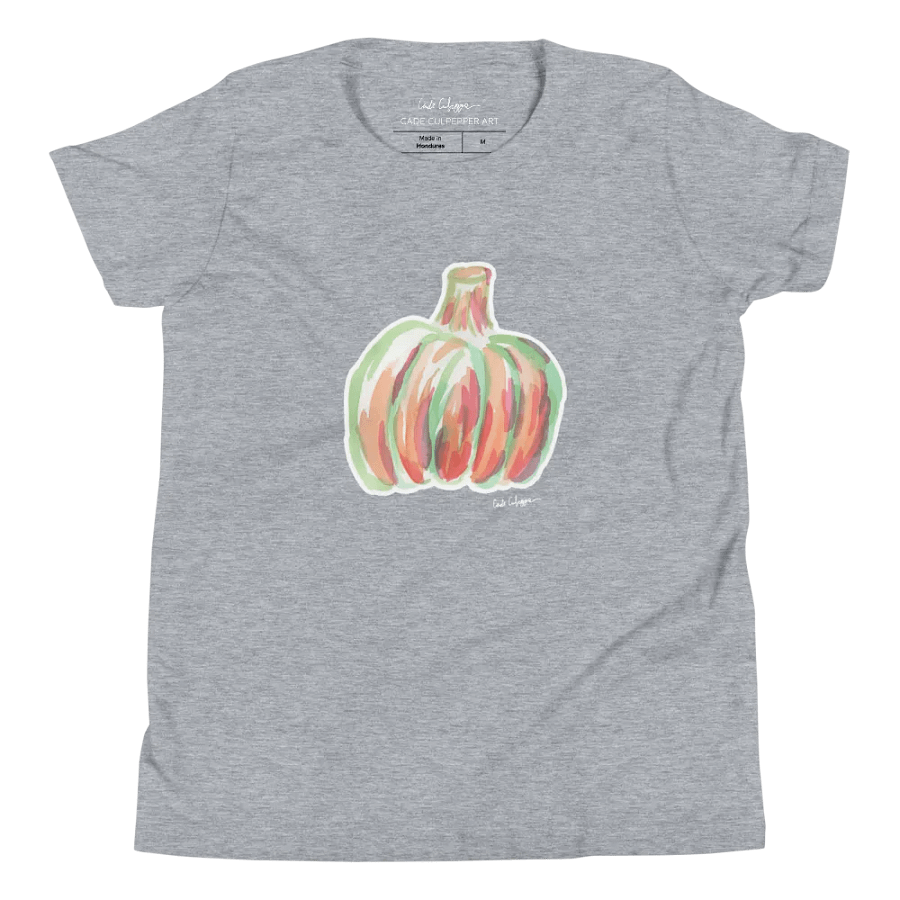 Watercolor Pumpkin Bella+Canvas Youth T-Shirt product image (4)