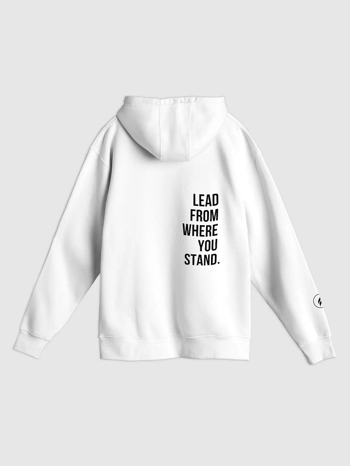 Lead From Where You Stand Hoodie | Black product image (17)