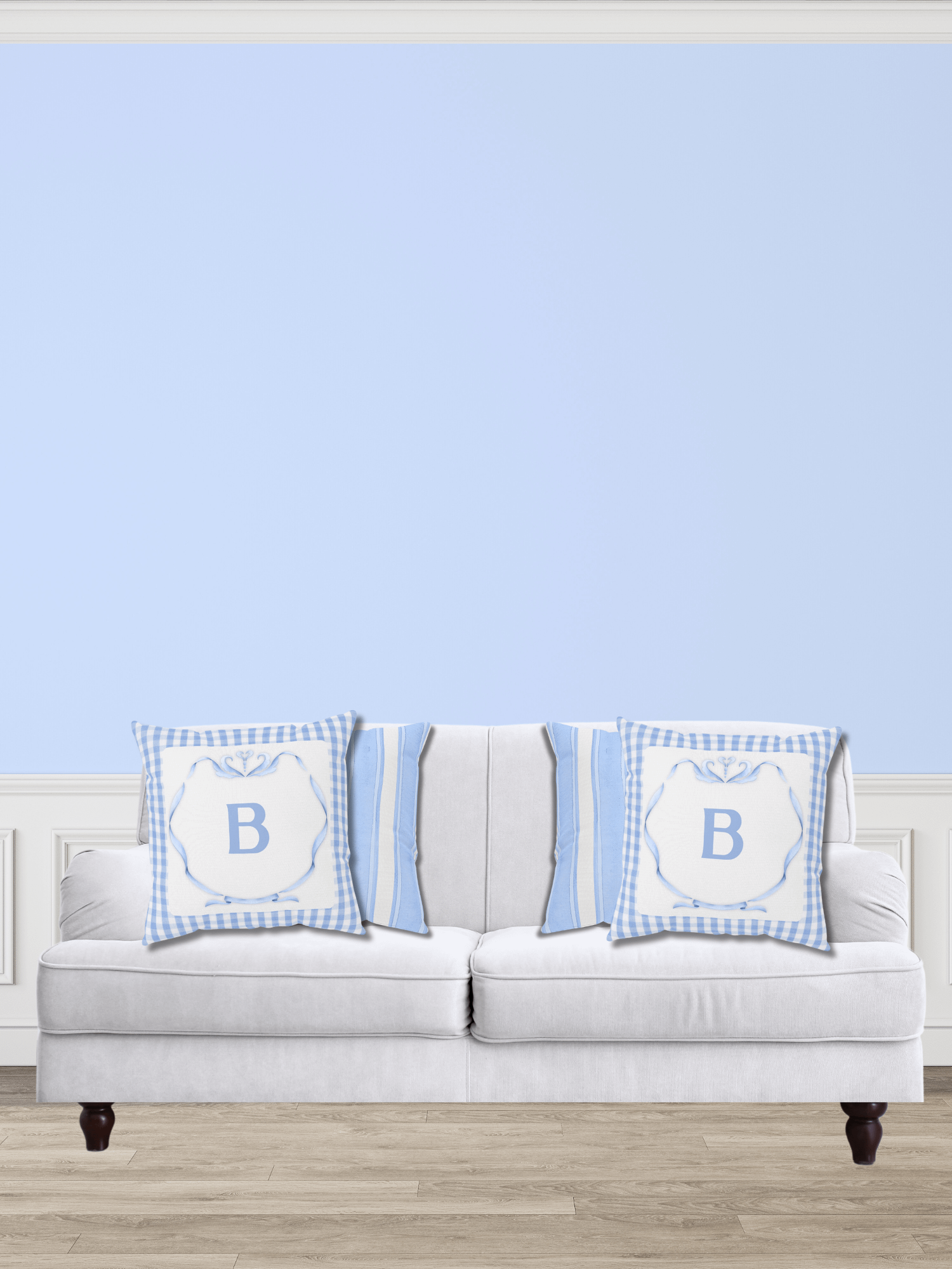 Blue Preppy Charm Pillow B product image (12)