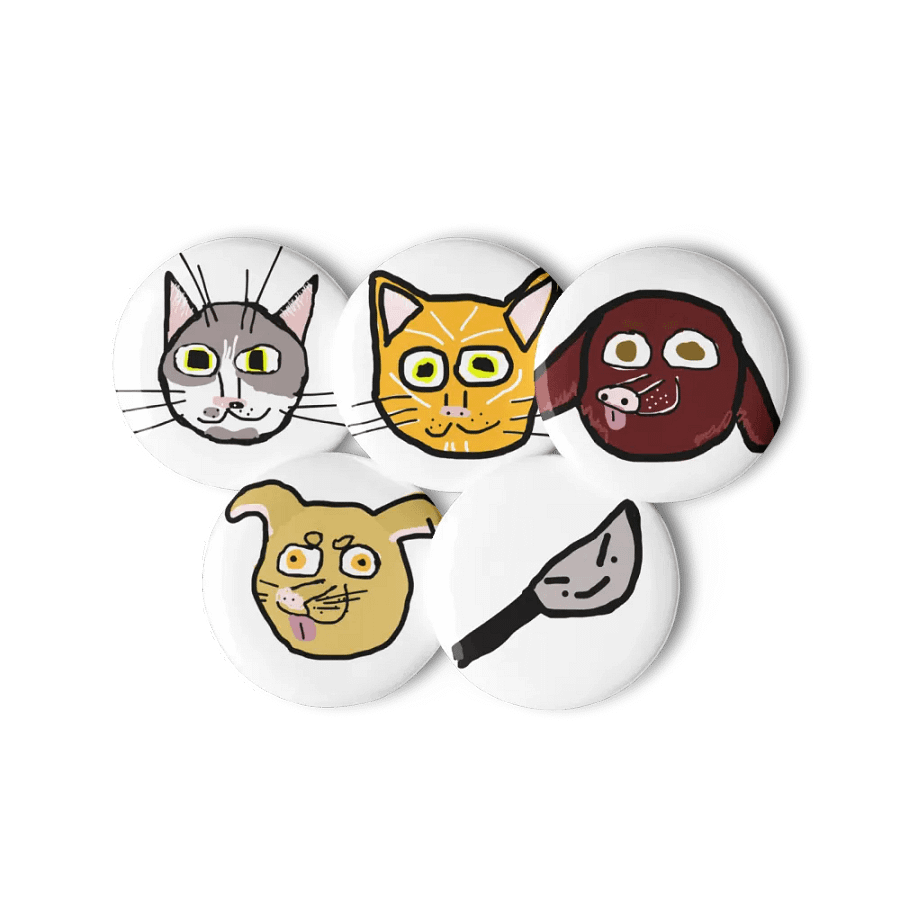 Flam-Drawn Pins | Sub-a-thon Reward product image (6)