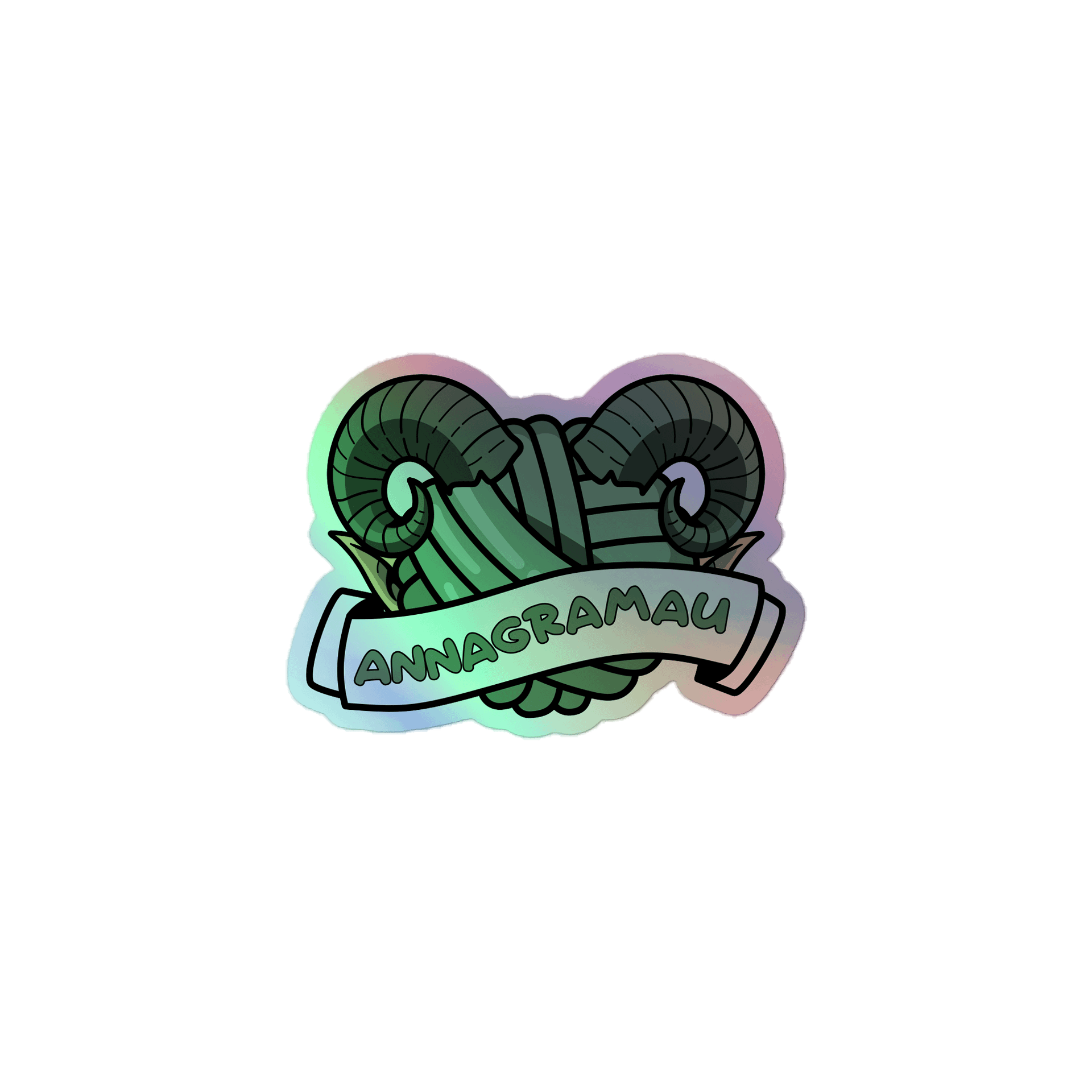 Kiss Cut Holographic Sticker - Logo product image (1)