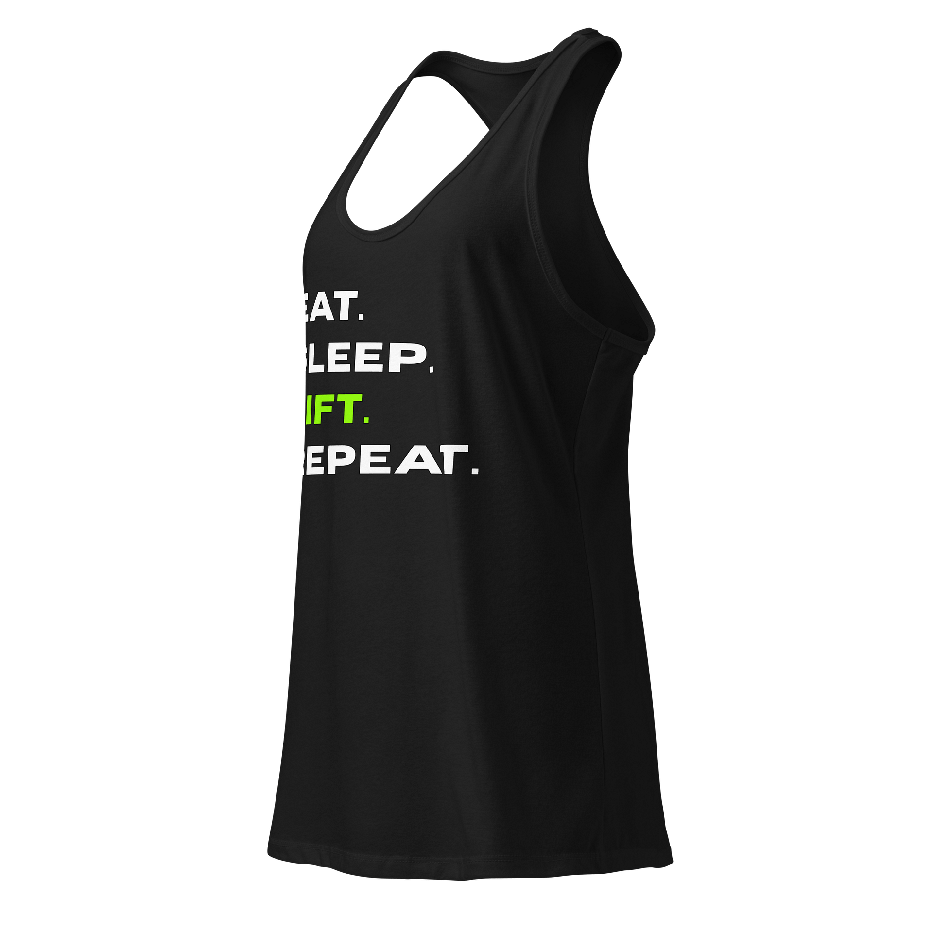 EAT. SLEEP. LIFT. REPEAT. Racerback Tank Top product image (9)