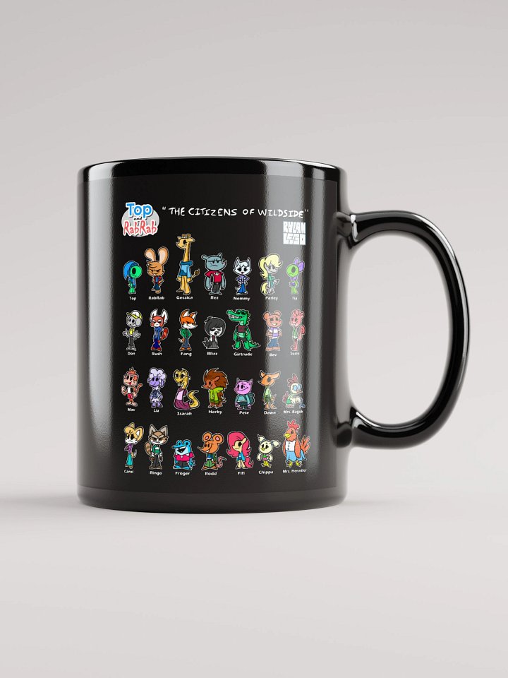 Top and RabRab Wildside Citizens Black Mug product image (1)