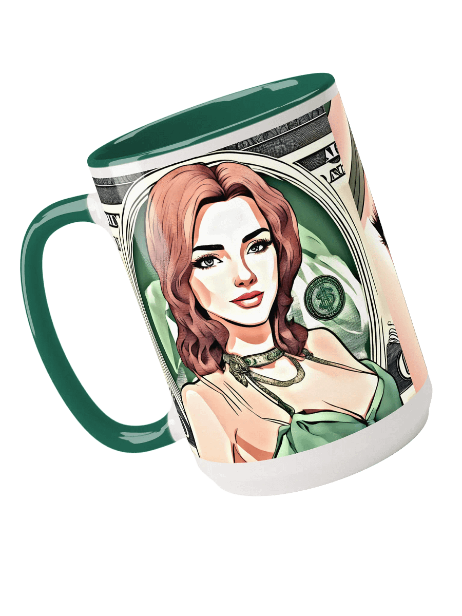 TopFrag™ -=Dollar Bill=- Ceramic Mug with Color Inside product image (4)