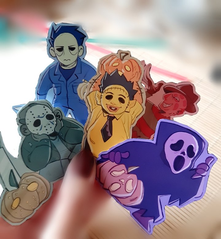 Slashers vinyl stickers product image (1)